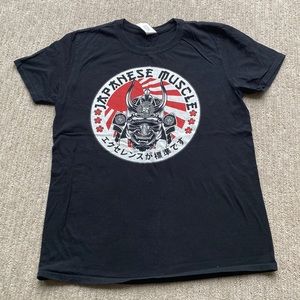 Men’s Graphic T-Shirt - Japanese Muscle Graphic - Size M